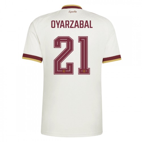 Dres Španjolska Mikel Oyarzabal #21 Gostujuci SP 2026 Kratak Rukav